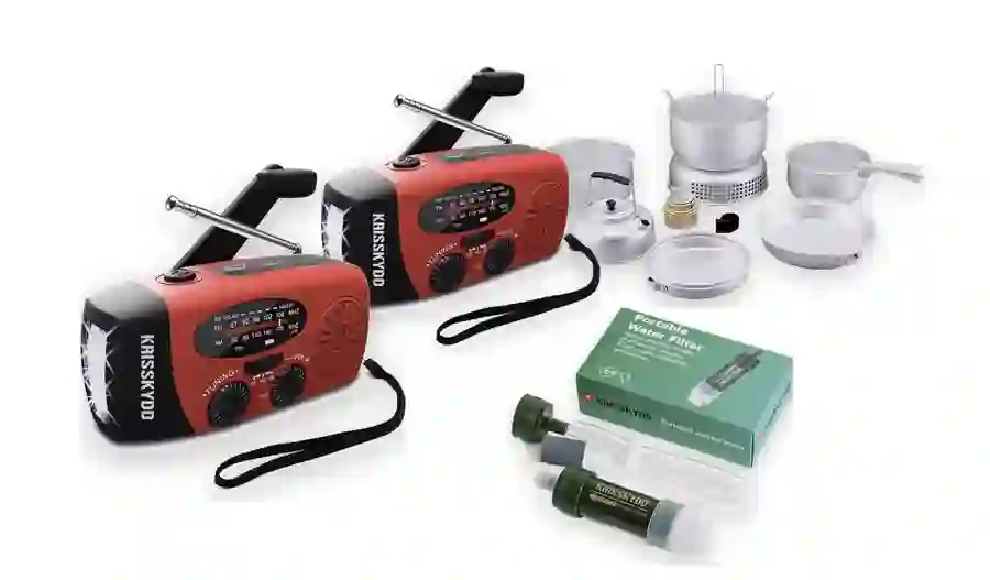 TRYGG-paketet – nödradio, vattenfilter och stormkök