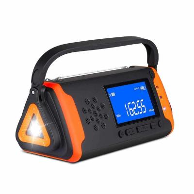 TRIANGL Vevradio med solceller 4000 mAh